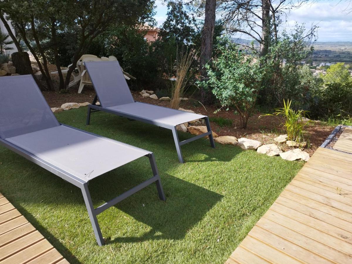 Studio Du Roc Des Garrigues Langlade Bagian luar foto